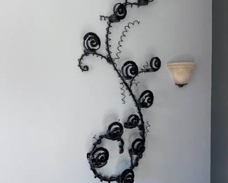 Metal sconce