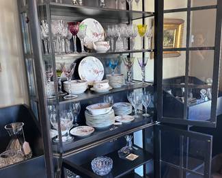 China cabinet and Limoges china