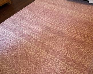 Geometric area rug