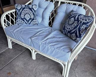 Rattan sofa