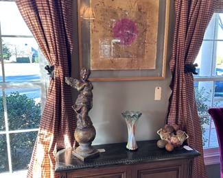 Marble top server