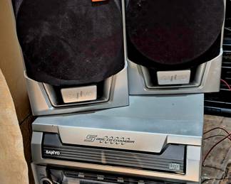 Santo 5 cd disc player stereo 