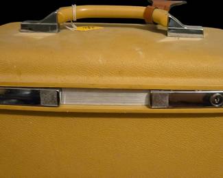 Mustard Yellow Train Case