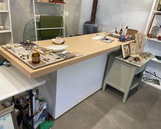 Custom built sales counter cash wrap