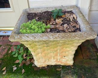 Concrete planter