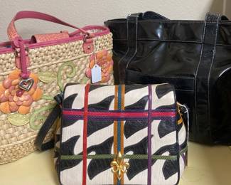 A few of the many purses