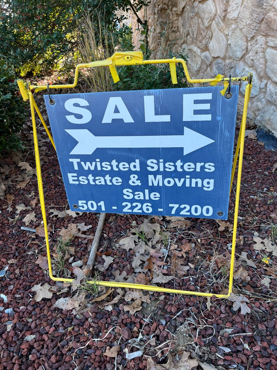 Follow our yellow and blue signs