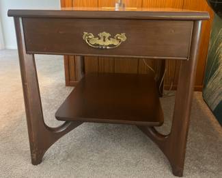 MCM Mersman Biomorphic Sculpted End Table 