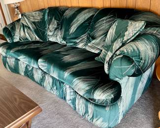  Vintage Velvet KROEHLER Sofa Couch