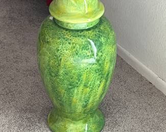 Green Decorative Urn