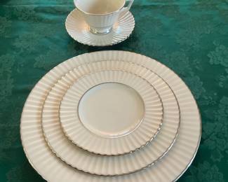 12 Place Settings Of Lenox Citation Platninum China