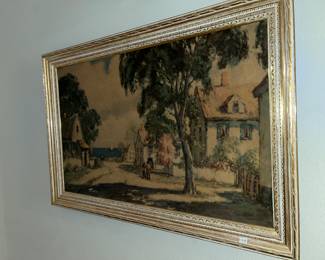 Mid century framed print