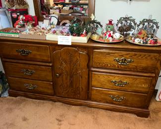 Solid oak dresser