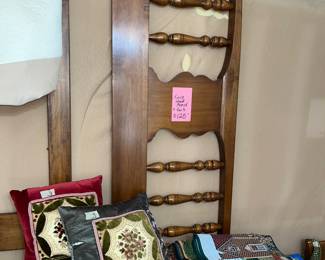 King size maple headboard