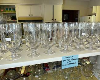 Fostoria iced tea glasses