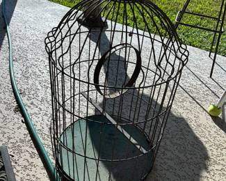 Iron parrot cage 