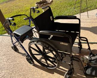 Wheelchair and walker