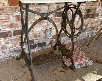 Another iron sewing machine base table