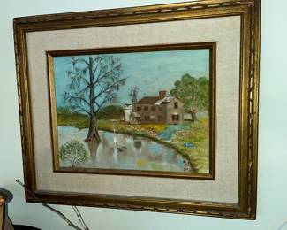 Possibly local painting signed J. Tibiletti