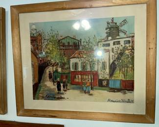 Pair of framed prints by the same artist