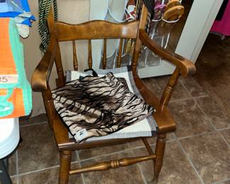 Matching chairs scattered throughout the house