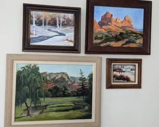 Lovely oil paintings being offered for sale for the first time!