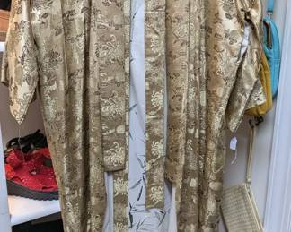 Vintage Silk Japanese Lined Kimono