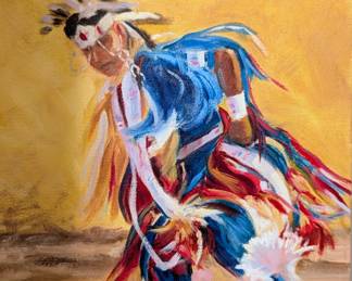 Barbara Throckmorton oil on canvas