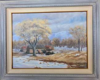 Barbara Throckmorton Oil on Canvas #3