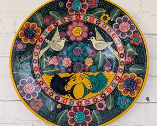 Rafael Marcos Hand Painted Charger