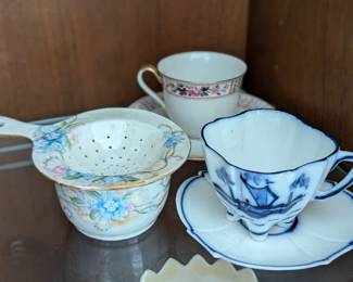 Antique Austria, Denmark, France Tea Cups