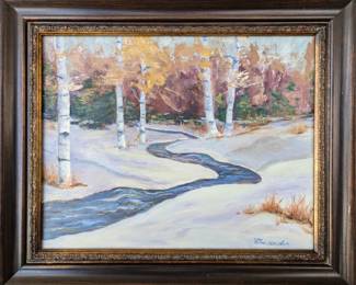 Barbara Throckmorton Oil on Canvas #4