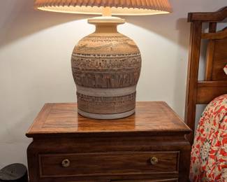 Ceramic lamp, night stand
