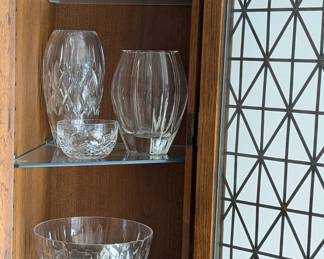 Crystal Bowls, Vases, Decanters
