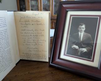 …with interesting provenance and a picture of Christian Christophersen, 1891 on the right