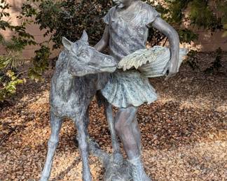 August Moureau Bronze, Raphael Peolla Foundry Limited Edition