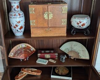 Antique Japanese Handcrafted Tansu Jewelry Box