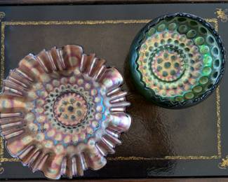 Fenton Iridescent Carnival Glass Bowls