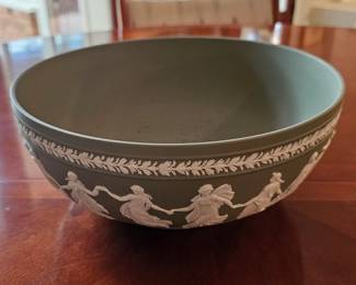 Wedgwood Green Jasperware Bowl
