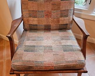 Pair Larsen for Selig Armchairs.
Please read description for Sale 