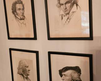 Antique Composer Lithographs