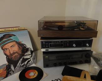 Dual Turntable CS-522/Panasonic 8 Track RS-806/NAD 7020 HiFi Receiver Amp