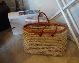 Rattan Bag/ Helen Kaminski Raffia Shoulder Bucket Bag (not shown)