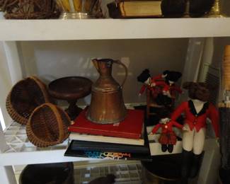 Antique Hammered Copper Pitcher Bell Shaped