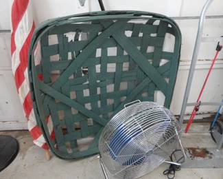 Large Vintage Tobacco Basket