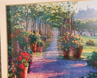 "Sienna Arbor" by Howard Behrens--a limited edition giclee on canvas