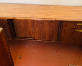 MCM office suite in the style of “Lou Hodges furniture” credenza