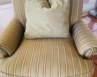 one of two upholstered chairs--mint condition