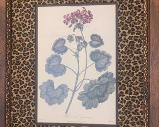 2nd of matching botanical prints--large and nicely framed