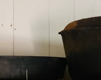 cast iron skillet and dutch oven